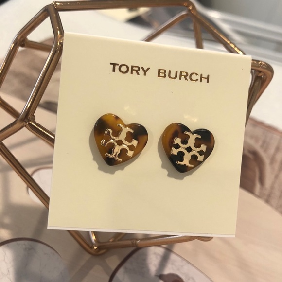 πSALEπ NEW Tory Burch Heart Tilsim Earring - Picture 4 of 11
